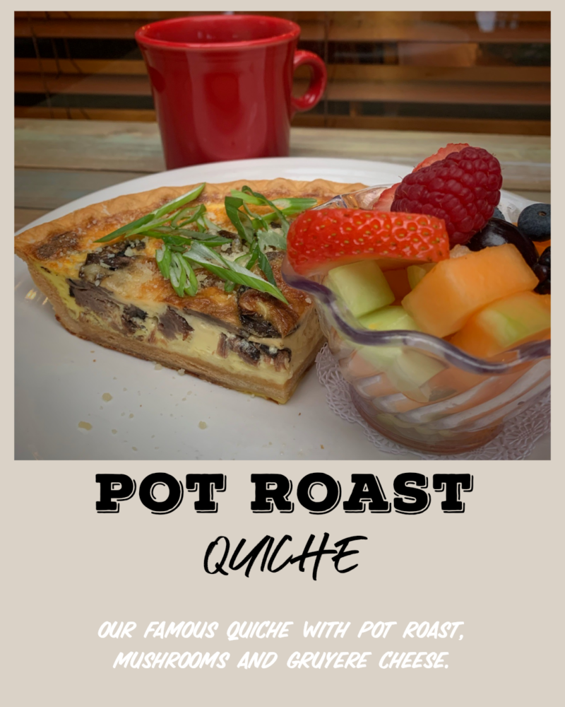 Seasonal Specials Benedict's Eggs and More, Benedict's La Strata